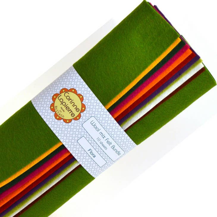 Wool felt material set,Needle felted Spanish staple wool Felting Anima –  Edelweiss Day