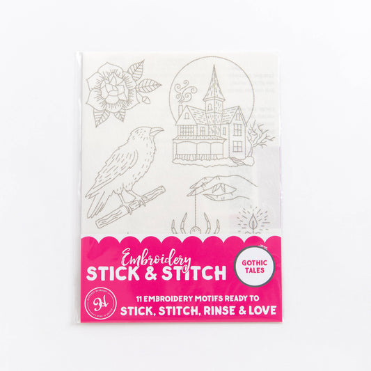 Gothic Tales stick & stitch embroidery set