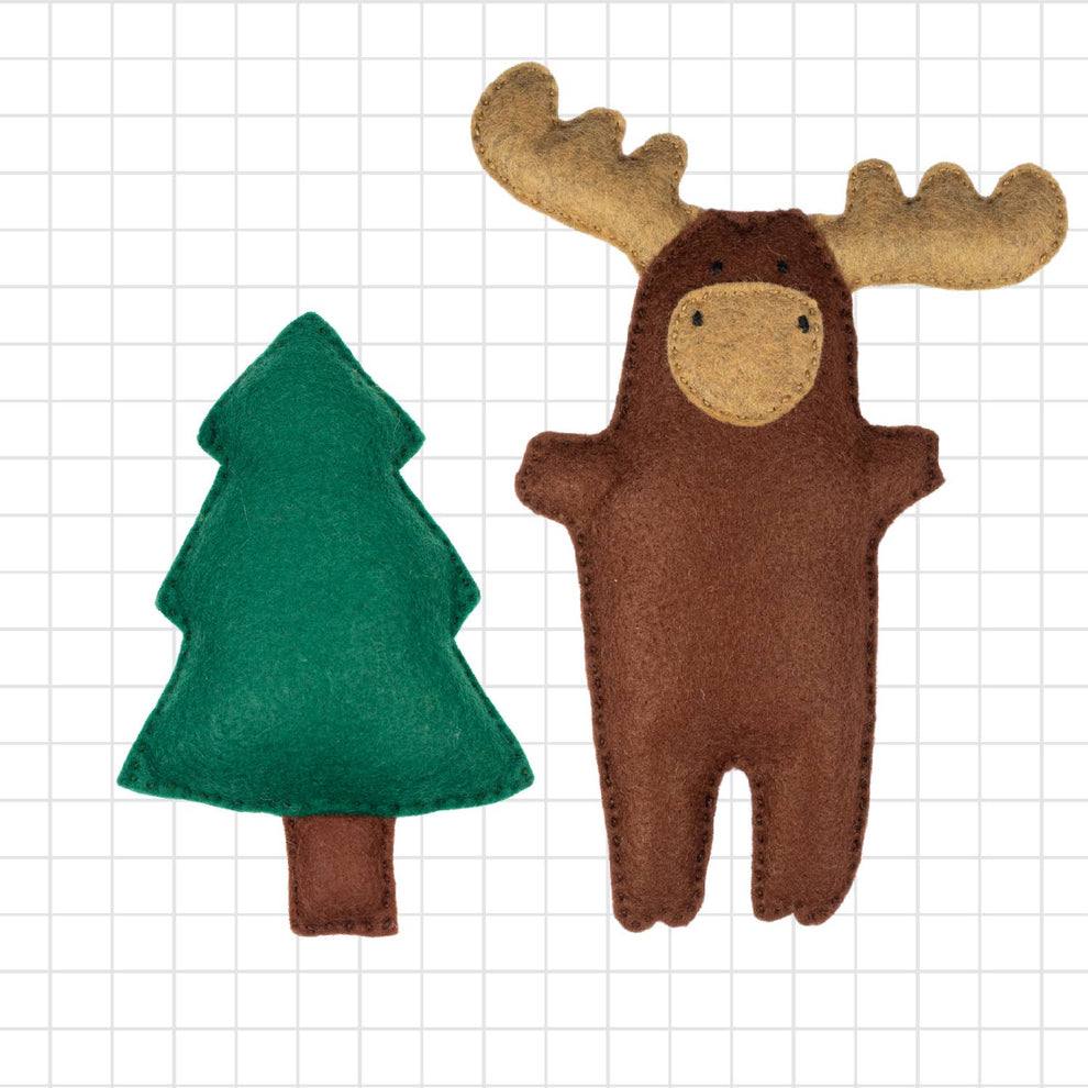 Murphy the Moose stitching kit – Handiwork