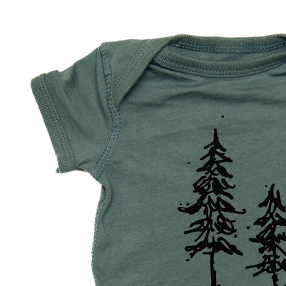 Baby Onesie - Pine Trees