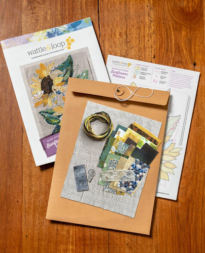 Sunflower Slow Stitching Kit