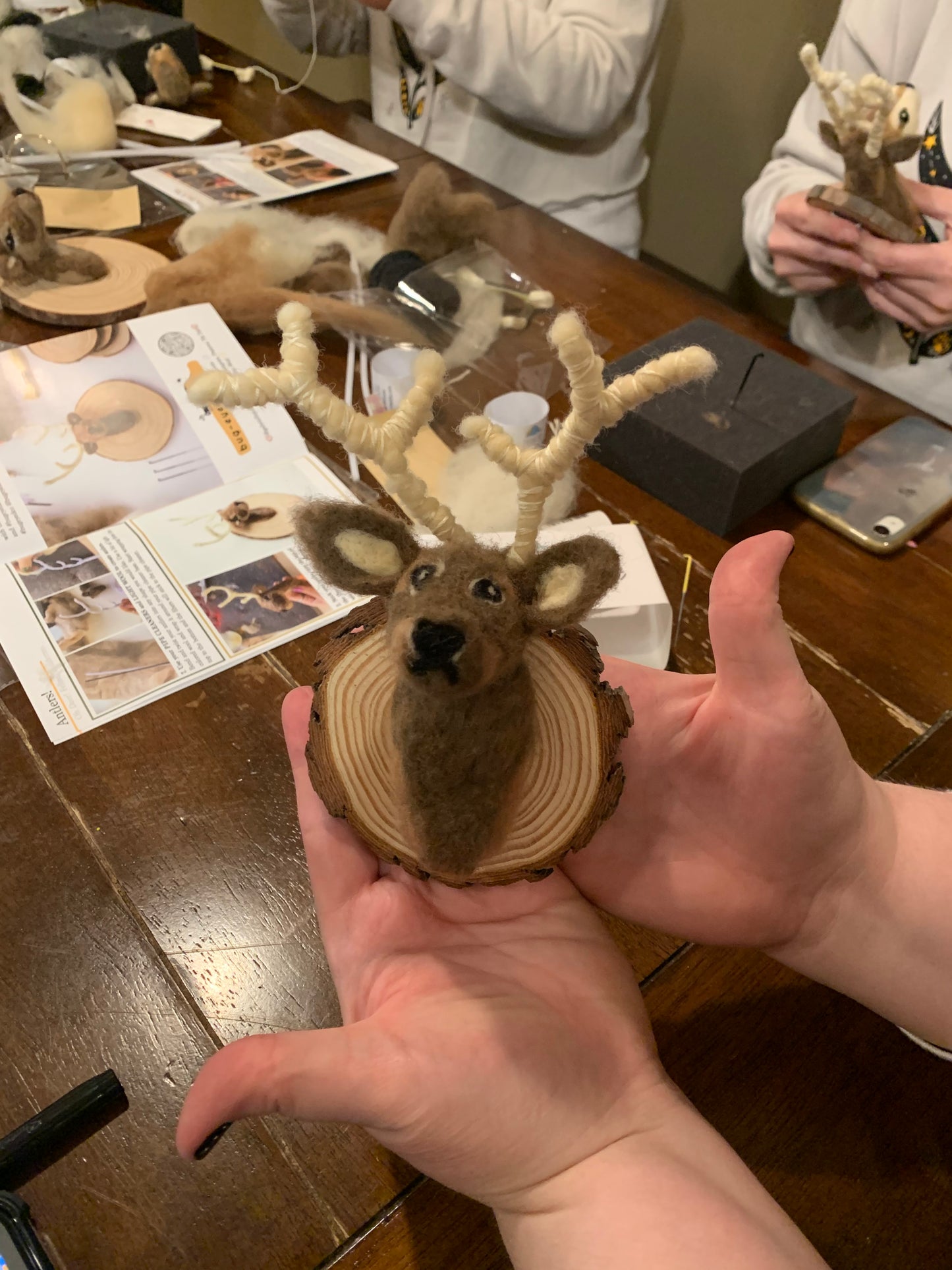 Oh Deer! needle felted taxidermy
