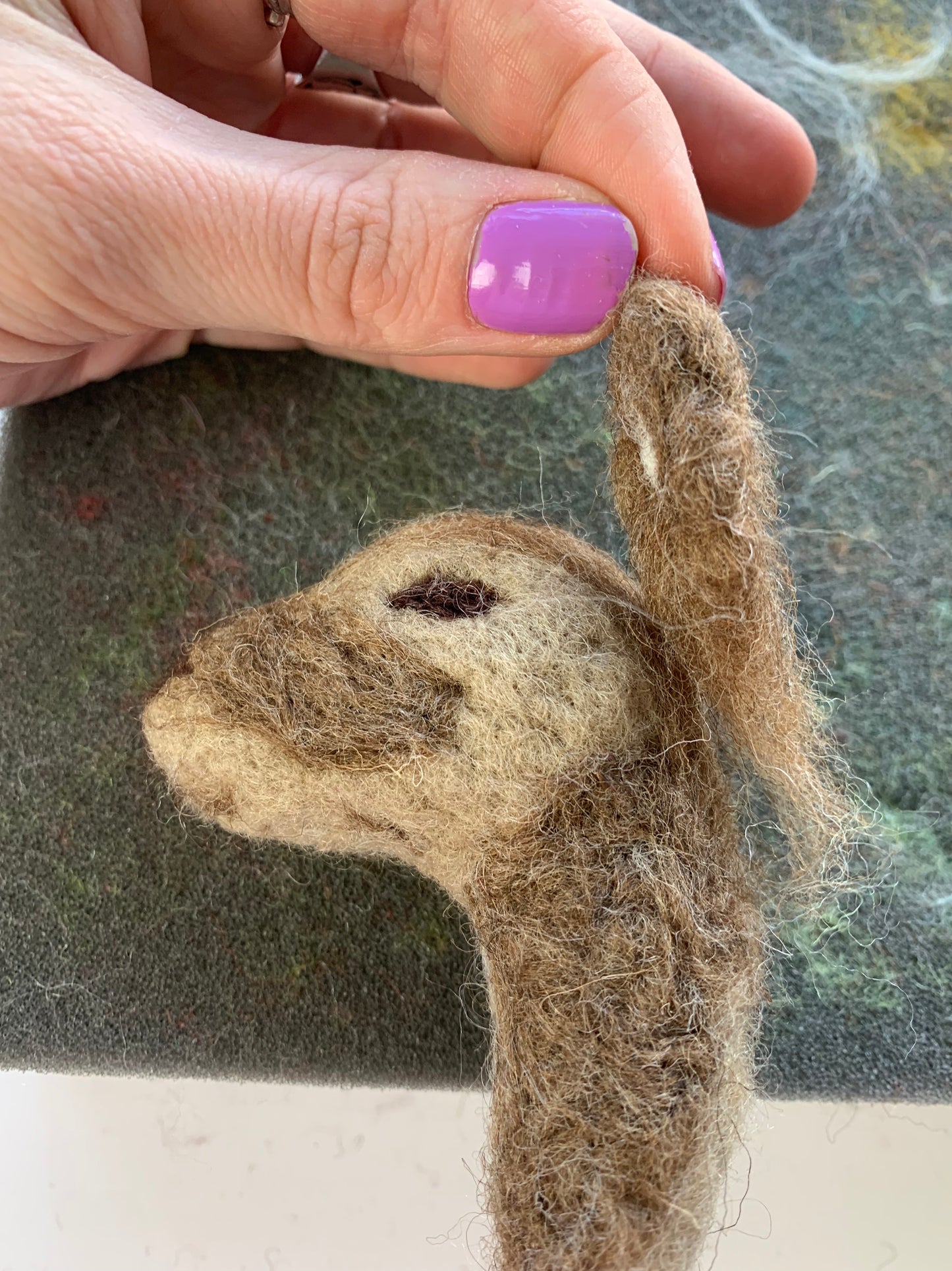 Oh Deer! needle felted taxidermy