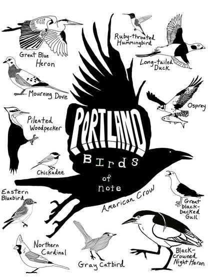 PORTLAND BIRDS OF NOTE tee