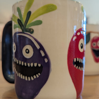 Maine monster mugs with handles