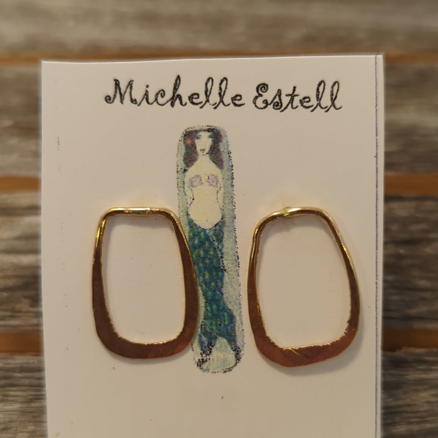 Michelle Estell post earrings: 14k gold filled