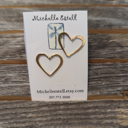 Michelle Estell post earrings: 14k gold filled