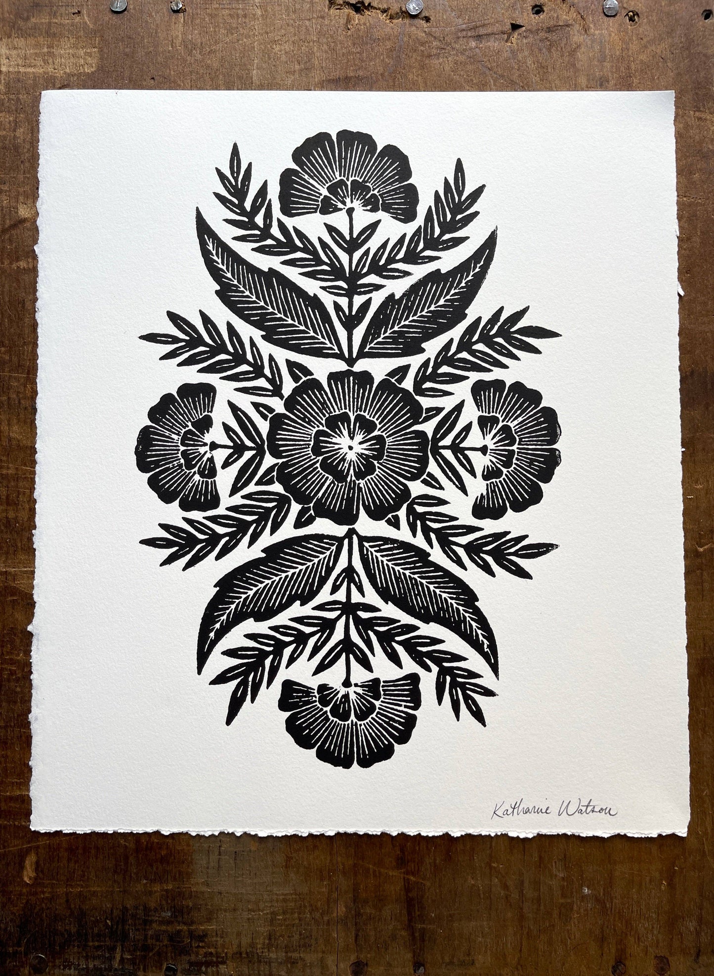 Katharine Watson floral art print