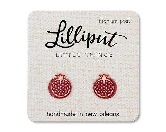 Pomegranate earrings