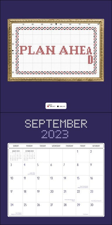 Subversive Cross Stitch 2023 calendar
