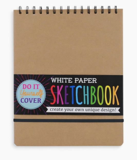 Sketchbook with DIY cover