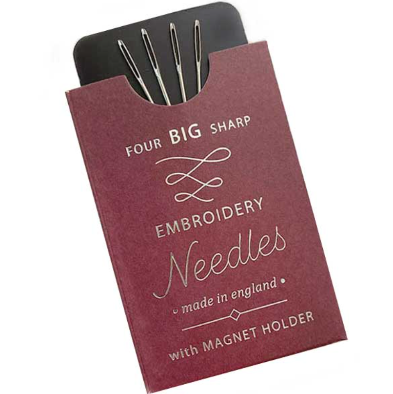 Big sharp embroidery needles