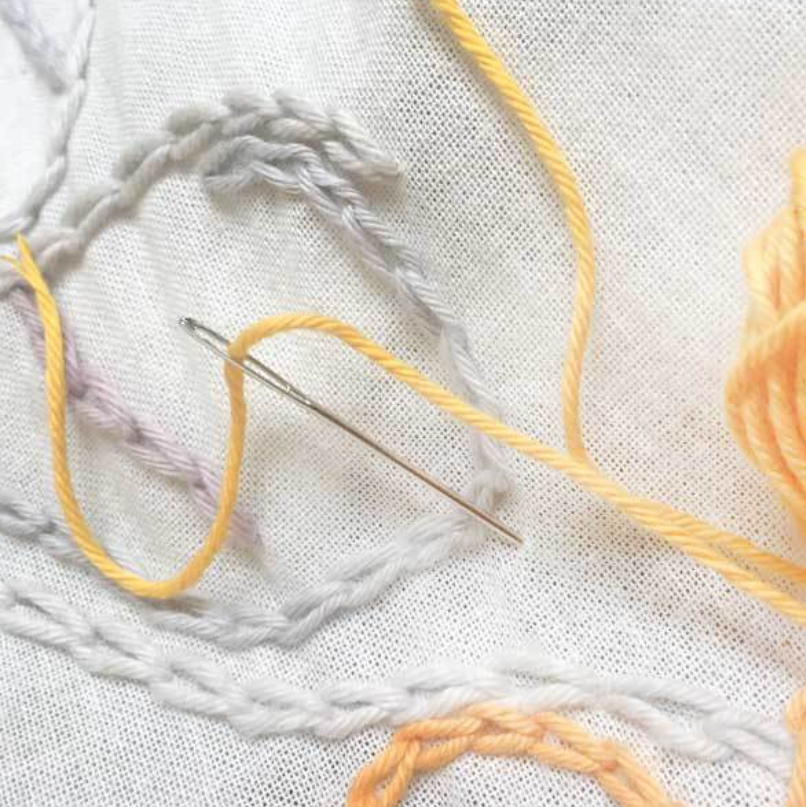 Big sharp embroidery needles (set of 4)