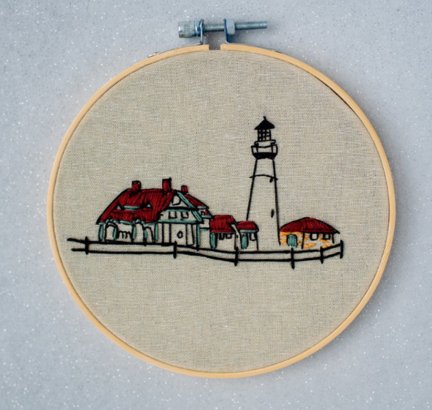 Maine embroidery kits