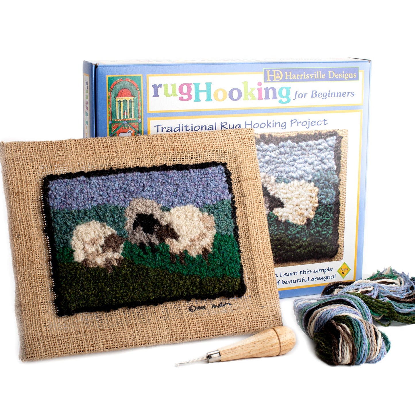 Sheep Rug Hooking kit