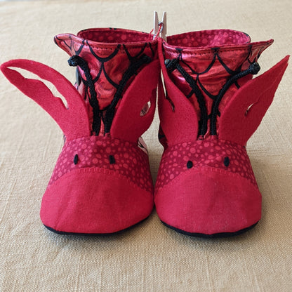 Handmade animal baby booties